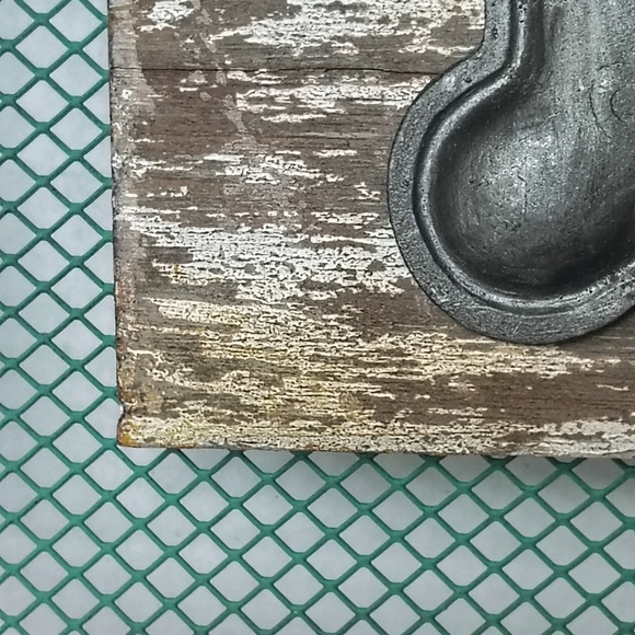 Metal Dog Picture Frame Fence Wood Metal Bone Farmhouse Decor Frame - Picture 4 of 16